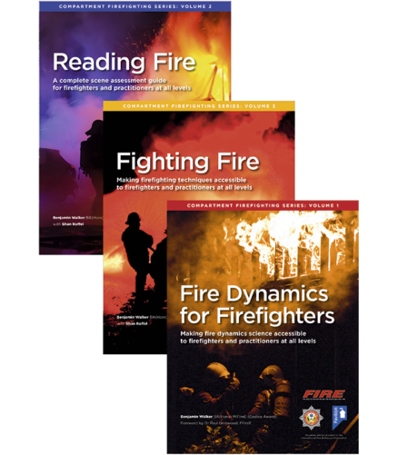 Cover of the books - FIRE Compartment series volume 1, 2 and 3 - Firefighters and practitioners at all levels