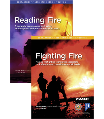 Covers the books - FIRE Compartment series volume 2 and 3 - Firefighters and practitioners at all levels