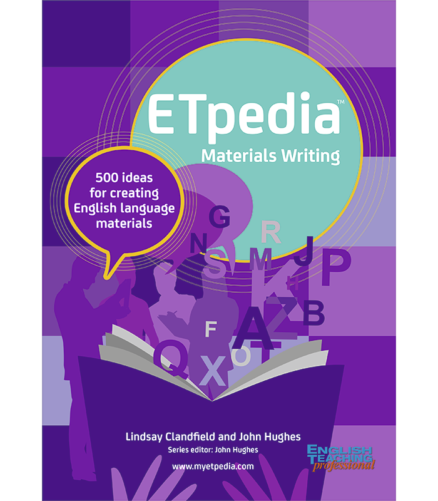 Cover of the book - ETpedia Materials Writing- 500 ideas for creating English language materials
