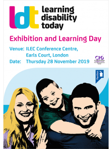 Banner for Learning Disability Today London 2019