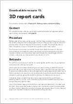 First page of resource 15: 3D report cards (PDF)