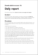 First page of resource 18: Daily report (PDF)