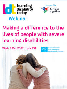 Making a difference to the lives of people with severe learning disabilities